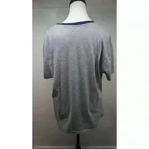 Polo by Ralph Lauren Underwear Grey Short Sleeve Shirt, Size L - Picture 9 of 12